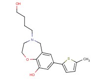 4-(4-hydroxybutyl)-7-(5-methyl-2-thienyl)-2,3,4,5-tetrahydro-1,4-benzoxazepin-9-ol