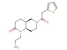 rel-(4aS,8aR)-1-(2-aminoethyl)-6-(2-thienylacetyl)octahydro-1,6-naphthyridin-2(1H)-one hydrochloride