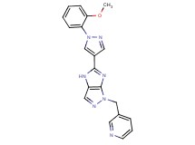 5-[1-(2-methoxyphenyl)-1H-pyrazol-4-yl]-1-(pyridin-3-ylmethyl)-1,4-dihydroimidazo[4,5-c]pyrazole