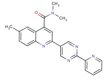 N,N,6-trimethyl-2-(2-pyridin-2-ylpyrimidin-5-yl)quinoline-4-carboxamide