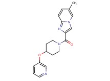 6-methyl-2-{[4-(3-pyridinyloxy)-1-piperidinyl]carbonyl}imidazo[1,2-a]pyridine