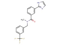 3-(1H-imidazol-2-yl)-N-methyl-N-[3-(trifluoromethyl)benzyl]benzamide