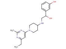 3-(2-{[1-(6-ethyl-2-methylpyrimidin-4-yl)piperidin-4-yl]amino}-1-hydroxyethyl)phenol