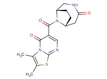 2,3-dimethyl-6-{[(1S*,6R*)-4-oxo-3,9-diazabicyclo[4.2.1]non-9-yl]carbonyl}-5H-[1,3]thiazolo[3,2-a]pyrimidin-5-one