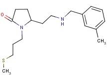 5-{2-[(3-methylbenzyl)amino]ethyl}-1-[3-(methylthio)propyl]-2-pyrrolidinone