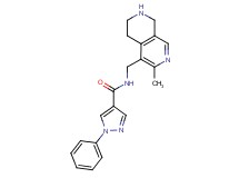 N-[(3-methyl-5,6,7,8-tetrahydro-2,7-naphthyridin-4-yl)methyl]-1-phenyl-1H-pyrazole-4-carboxamide