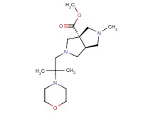 methyl (3aS*,6aS*)-2-methyl-5-(2-methyl-2-morpholin-4-ylpropyl)hexahydropyrrolo[3,4-c]pyrrole-3a(1H)-carboxylate