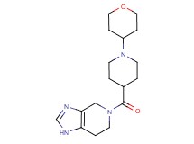 5-{[1-(tetrahydro-2H-pyran-4-yl)piperidin-4-yl]carbonyl}-4,5,6,7-tetrahydro-1H-imidazo[4,5-c]pyridine