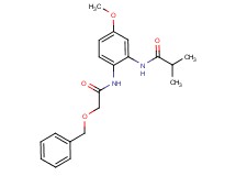 N-(2-{[(benzyloxy)acetyl]amino}-5-methoxyphenyl)-2-methylpropanamide