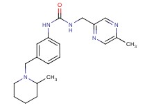 N-{3-[(2-methylpiperidin-1-yl)methyl]phenyl}-N'-[(5-methylpyrazin-2-yl)methyl]urea