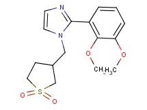 2-(2,3-dimethoxyphenyl)-1-[(1,1-dioxidotetrahydro-3-thienyl)methyl]-1H-imidazole
