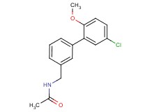 N-[(5'-chloro-2'-methoxybiphenyl-3-yl)methyl]acetamide