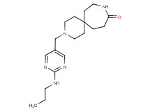 3-{[2-(propylamino)-5-pyrimidinyl]methyl}-3,9-diazaspiro[5.6]dodecan-10-one hydrochloride