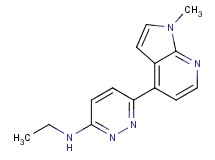 N-ethyl-6-(1-methyl-1H-pyrrolo[2,3-b]pyridin-4-yl)pyridazin-3-amine