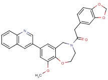 4-(1,3-benzodioxol-5-ylacetyl)-9-methoxy-7-(3-quinolinyl)-2,3,4,5-tetrahydro-1,4-benzoxazepine