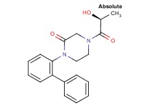 1-(2-biphenylyl)-4-[(2S)-2-hydroxypropanoyl]-2-piperazinone