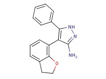 4-(2,3-dihydro-1-benzofuran-7-yl)-5-phenyl-1H-pyrazol-3-amine