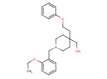 [1-(2-ethoxybenzyl)-4-(2-phenoxyethyl)-4-piperidinyl]methanol