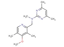 N-[(4-methoxy-3,5-dimethylpyridin-2-yl)methyl]-N,4,6-trimethylpyrimidin-2-amine