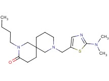2-butyl-8-{[2-(dimethylamino)-1,3-thiazol-5-yl]methyl}-2,8-diazaspiro[5.5]undecan-3-one