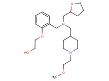 2-(2-{[{[1-(2-methoxyethyl)-4-piperidinyl]methyl}(tetrahydro-2-furanylmethyl)amino]methyl}phenoxy)ethanol