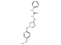 N-({1-[(5-ethylpyridin-2-yl)methyl]pyrrolidin-3-yl}methyl)-N'-phenylurea