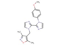1-[(3,5-dimethylisoxazol-4-yl)methyl]-1'-(4-methoxyphenyl)-1H,1'H-2,2'-biimidazole
