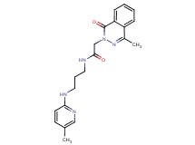 2-(4-methyl-1-oxo-2(1H)-phthalazinyl)-N-{3-[(5-methyl-2-pyridinyl)amino]propyl}acetamide