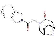 rel-(1S,6R)-3-[2-(1,3-dihydro-2H-isoindol-2-yl)-2-oxoethyl]-3,9-diazabicyclo[4.2.1]nonan-4-one hydrochloride