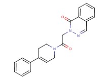 2-[2-oxo-2-(4-phenyl-3,6-dihydropyridin-1(2H)-yl)ethyl]phthalazin-1(2H)-one