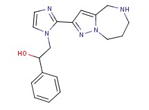 1-phenyl-2-[2-(5,6,7,8-tetrahydro-4H-pyrazolo[1,5-a][1,4]diazepin-2-yl)-1H-imidazol-1-yl]ethanol dihydrochloride