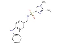 1,2-dimethyl-N-(2,3,4,9-tetrahydro-1H-carbazol-6-ylmethyl)-1H-imidazole-4-sulfonamide
