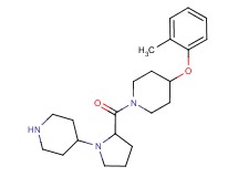 4-(2-methylphenoxy)-1-[1-(4-piperidinyl)prolyl]piperidine dihydrochloride