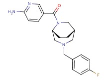 5-{[(1S*,5R*)-3-(4-fluorobenzyl)-3,6-diazabicyclo[3.2.2]non-6-yl]carbonyl}pyridin-2-amine