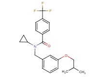 N-cyclopropyl-N-(3-isobutoxybenzyl)-4-(trifluoromethyl)benzamide