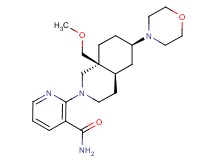 2-[(4aR*,6R*,8aS*)-8a-(methoxymethyl)-6-morpholin-4-yloctahydroisoquinolin-2(1H)-yl]nicotinamide