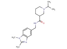 N-[(1,2-dimethyl-1H-benzimidazol-5-yl)methyl]-1-isopropyl-3-piperidinecarboxamide