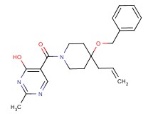 5-{[4-allyl-4-(benzyloxy)piperidin-1-yl]carbonyl}-2-methylpyrimidin-4-ol