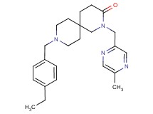 9-(4-ethylbenzyl)-2-[(5-methylpyrazin-2-yl)methyl]-2,9-diazaspiro[5.5]undecan-3-one