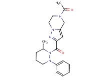 5-acetyl-2-[(6-methyl-2-phenyltetrahydropyridazin-1(2H)-yl)carbonyl]-4,5,6,7-tetrahydropyrazolo[1,5-a]pyrazine