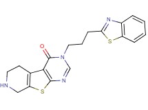 3-[3-(1,3-benzothiazol-2-yl)propyl]-5,6,7,8-tetrahydropyrido[4',3':4,5]thieno[2,3-d]pyrimidin-4(3H)-one hydrochloride