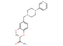 2-{2-methoxy-4-[(4-pyridin-3-ylpiperazin-1-yl)methyl]phenoxy}acetamide