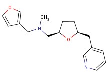 (3-furylmethyl)methyl{[(2R*,5S*)-5-(pyridin-3-ylmethyl)tetrahydrofuran-2-yl]methyl}amine