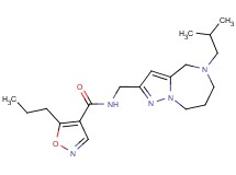 N-[(5-isobutyl-5,6,7,8-tetrahydro-4H-pyrazolo[1,5-a][1,4]diazepin-2-yl)methyl]-5-propylisoxazole-4-carboxamide