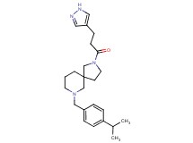7-(4-isopropylbenzyl)-2-[3-(1H-pyrazol-4-yl)propanoyl]-2,7-diazaspiro[4.5]decane