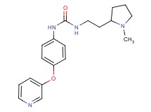 N-[2-(1-methylpyrrolidin-2-yl)ethyl]-N'-[4-(pyridin-3-yloxy)phenyl]urea