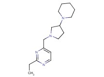 2-ethyl-4-[(3-piperidin-1-ylpyrrolidin-1-yl)methyl]pyrimidine