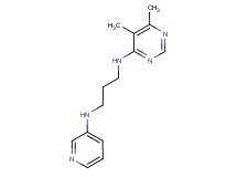 (5,6-dimethylpyrimidin-4-yl)[3-(pyridin-3-ylamino)propyl]amine