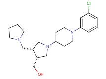 [(3R*,4R*)-1-[1-(3-chlorophenyl)piperidin-4-yl]-4-(pyrrolidin-1-ylmethyl)pyrrolidin-3-yl]methanol