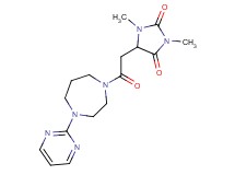 1,3-dimethyl-5-{2-oxo-2-[4-(2-pyrimidinyl)-1,4-diazepan-1-yl]ethyl}-2,4-imidazolidinedione